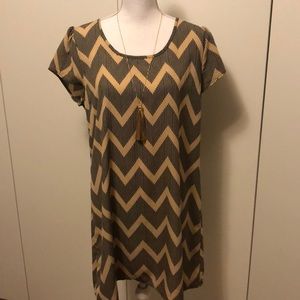 Chevron Shift Dress